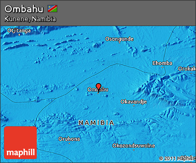 Political 3D Map of Ombahu