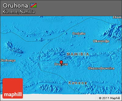 Political 3D Map of Oruhona