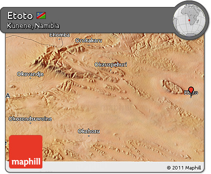 Satellite 3D Map of Etoto