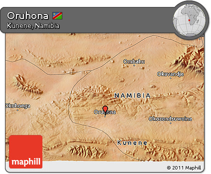 Satellite 3D Map of Oruhona