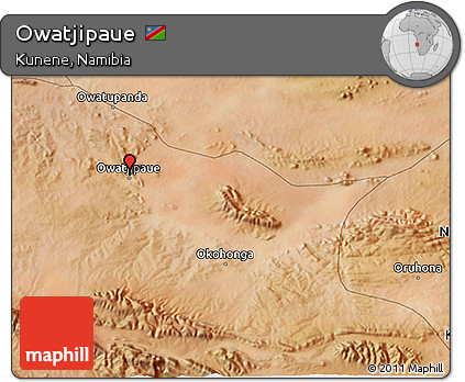 Satellite 3D Map of Owatjipaue