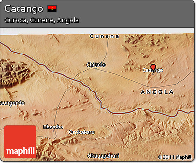 Satellite 3D Map of Cacango