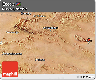 Satellite 3D Map of Etoto