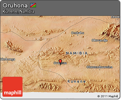 Satellite 3D Map of Oruhona