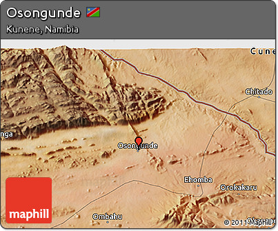 Satellite 3D Map of Osongunde