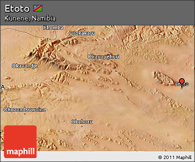 Satellite 3D Map of Etoto