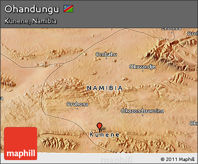 Satellite 3D Map of Ohandungu