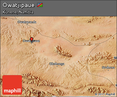 Satellite 3D Map of Owatjipaue