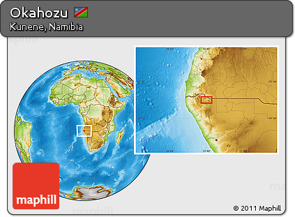 Physical Location Map of Okahozu
