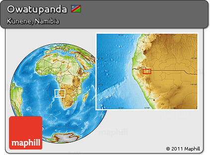 Physical Location Map of Owatupanda