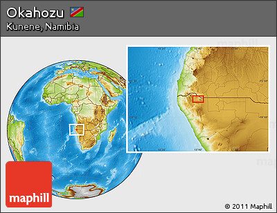 Physical Location Map of Okahozu