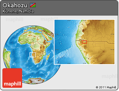 Physical Location Map of Okahozu