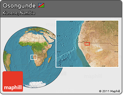 Satellite Location Map of Osongunde