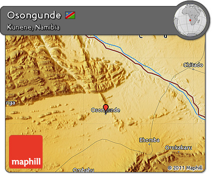 Physical Map of Osongunde