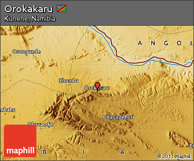 Physical Map of Orokakaru