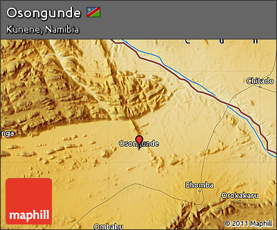 Physical Map of Osongunde