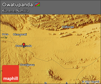 Physical Map of Owatupanda