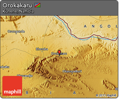 Physical Map of Orokakaru
