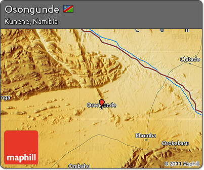 Physical Map of Osongunde