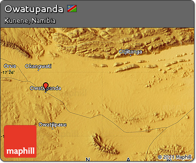 Physical Map of Owatupanda