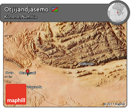 Satellite Map of Otjijandjasemo