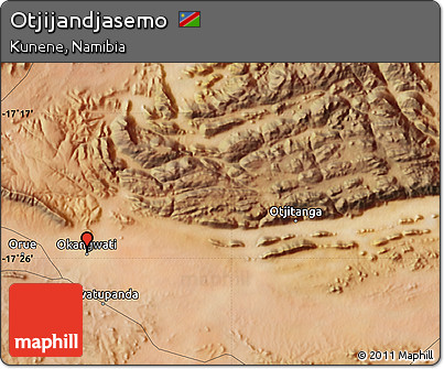 Satellite Map of Otjijandjasemo