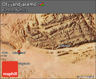 Satellite Map of Otjijandjasemo