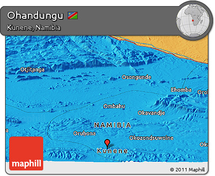 Political Panoramic Map of Ohandungu