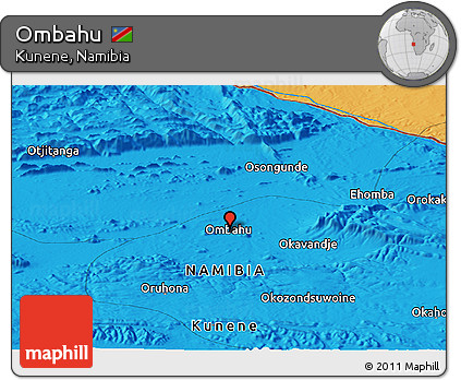 Political Panoramic Map of Ombahu