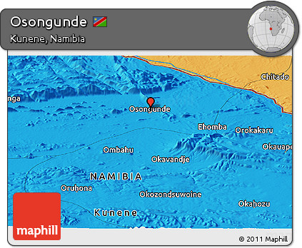 Political Panoramic Map of Osongunde