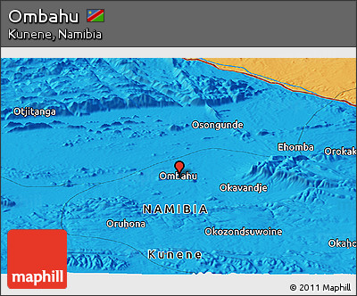Political Panoramic Map of Ombahu