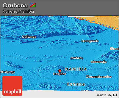 Political Panoramic Map of Oruhona