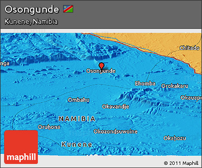 Political Panoramic Map of Osongunde