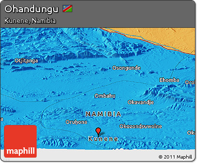 Political Panoramic Map of Ohandungu