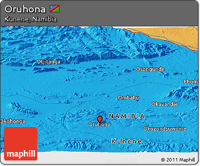 Political Panoramic Map of Oruhona