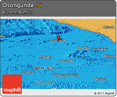 Political Panoramic Map of Osongunde