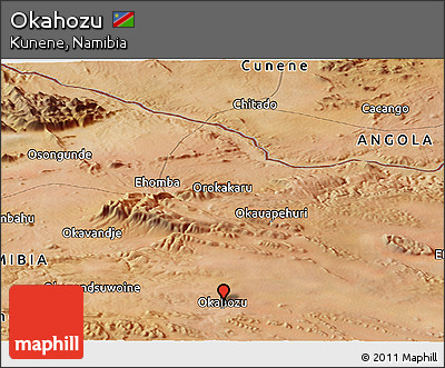 Satellite Panoramic Map of Okahozu