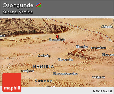Satellite Panoramic Map of Osongunde
