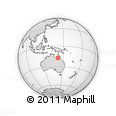 Outline Map of the Area around 17° 30' 31" S, 142° 1' 30" E, rectangular outline
