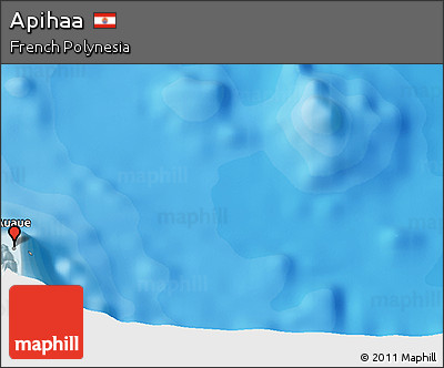 Political 3D Map of Apihaa