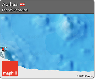 Political 3D Map of Apihaa