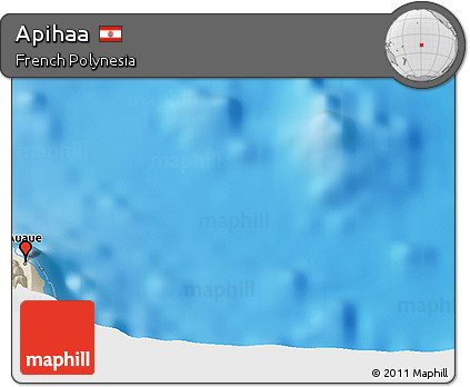 Shaded Relief 3D Map of Apihaa