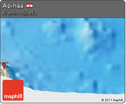 Shaded Relief 3D Map of Apihaa