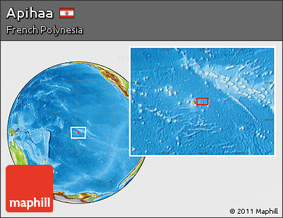 Physical Location Map of Apihaa