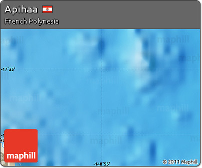 Shaded Relief Map of Apihaa