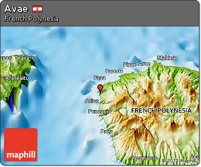 Physical 3D Map of Avae