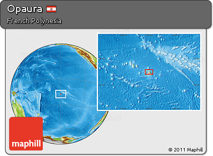 Physical Location Map of Opaura