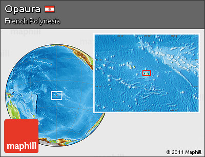 Physical Location Map of Opaura