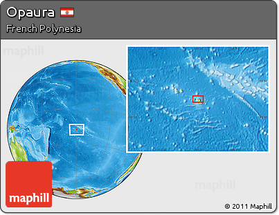 Physical Location Map of Opaura