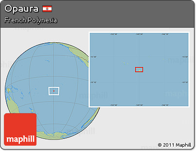 Savanna Style Location Map of Opaura